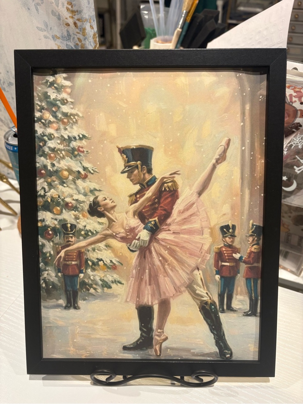 Framed Nutcracker Ballerina 8x10 Wall Art